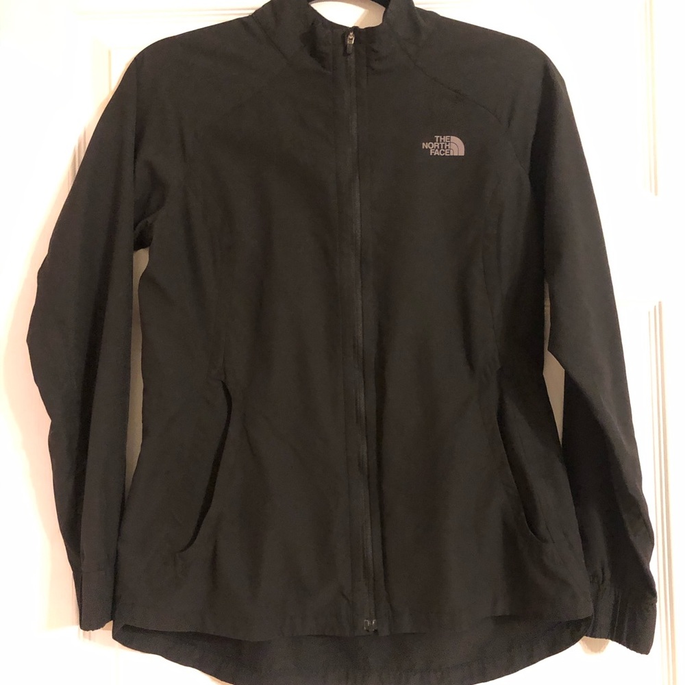North face black womens slim jacket